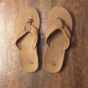 💥💥💥NWOT men’s quicksilver flip flops size 10
